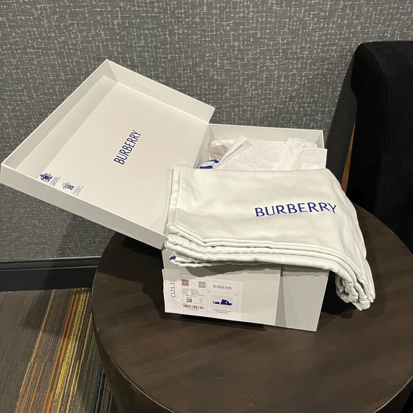 NIB Burberry Prorsum Snug cotton towelling Terry slippers slides 38 - Picture 11 of 11